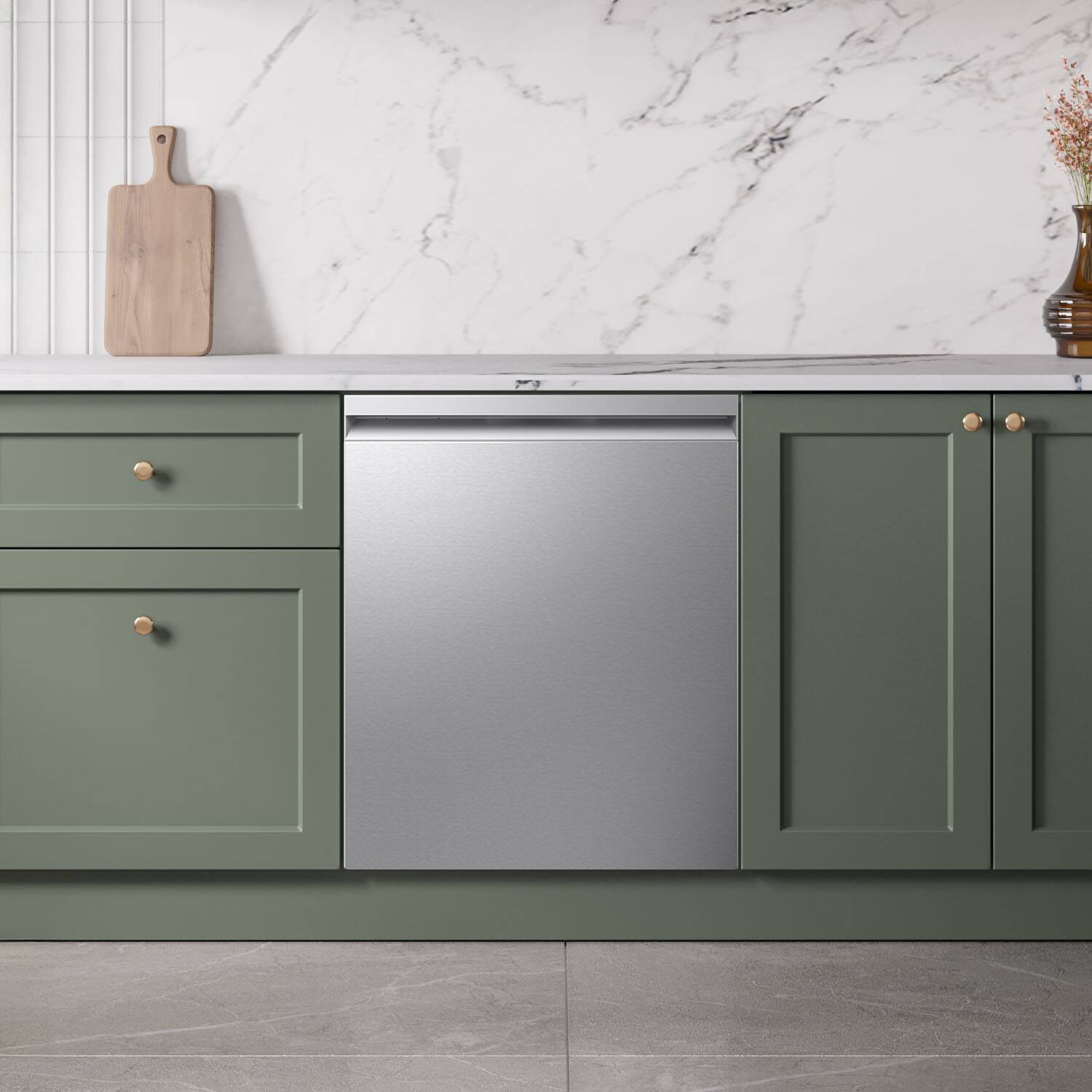 Alt View 30. Samsung - 24" AutoRelease Dry Smart Built-In Stainless Steel Tub Dishwasher with 3rd Rack Washing System, 38dBA - Stainless Steel.