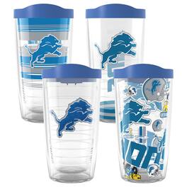 Tervis - Detroit Lions Four-Pack 16oz. Classic Tumbler Set - Multicolor