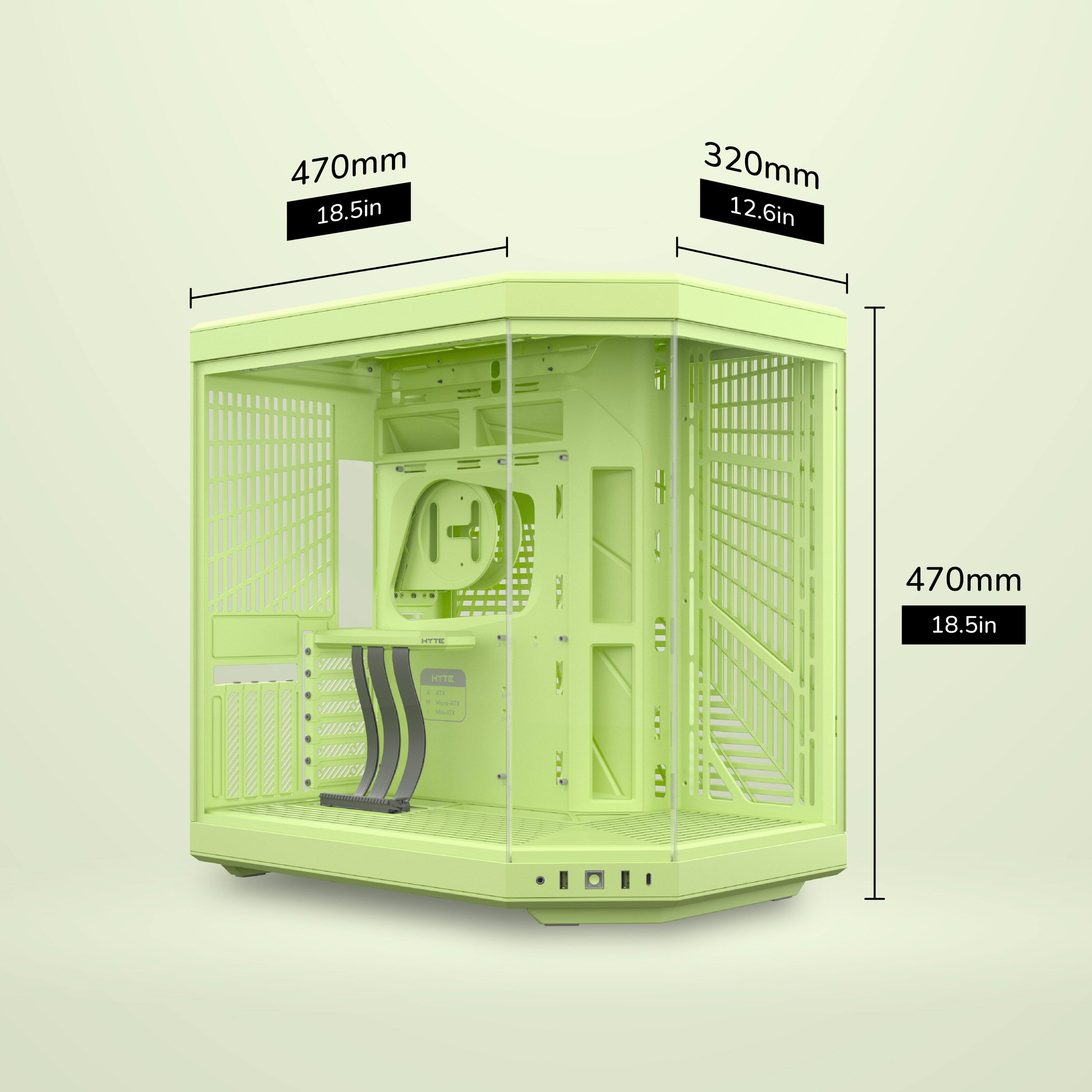 HYTE Y70 Mid Tower ATX Gaming PC Desktop Case with Riser Cable