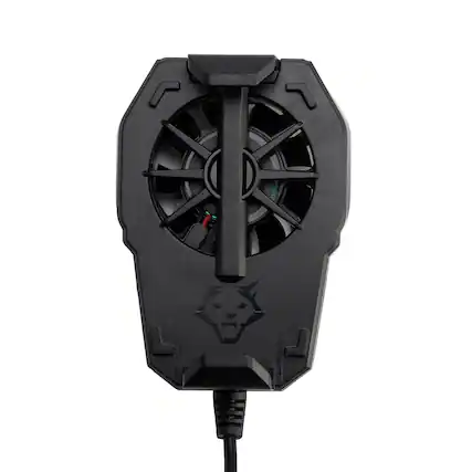 Front. Topteng - S-01 Universal Phone Cooler - Air Cooling Back Clip Heatsink, 54g Lightweight for Gaming/Live Stream, for iPhone/Samsung - Black.