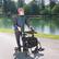 Alt View 2. Costway - Costway Folding Rollator Walker with Seat & 8" Wheels Supports up to 300 lbs Black - Black.