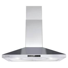 Lycvki - 30 inches - Convertible - Island Range Hood - Stainless Steel