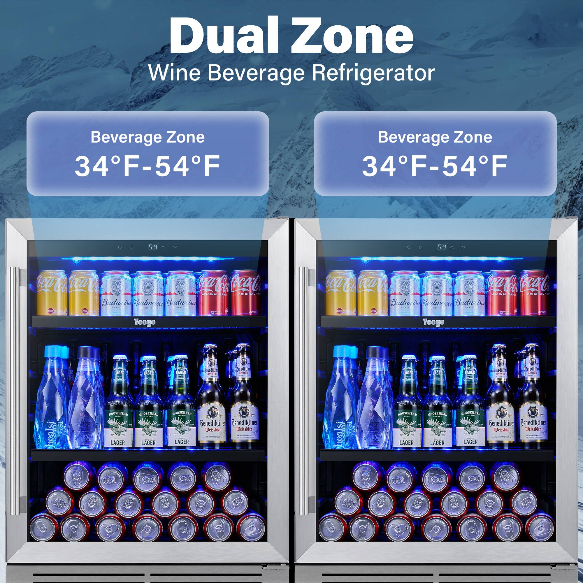 Dual Zone Wine Beverage Refrigerator

Beverage Zone
34°F-54°F

Beverage Zone
34°F-54°F

Coca-Cola
Yeeego

Benedikline Weißbier
LAGER

Benedikline Weißbier
LAGER

Benedikline Weißbier
LAGER

Benedikline Weißbier
LAGER

Benedikline Weißbier
LAGER

Benedikline Weißbier
LAGER

Benedikline Weißbier
LAGER

Benedikline Weißbier
LAGER

Benedikline Weißbier
LAGER

Benedikline Weißbier
LAGER

Benedikline Weißbier
LAGER

Benedikline Weißbier
LAGER

Benedikline Weißbier
LAGER

Benedikline Weißbier
LAGER

Benedikline Weißbier
LAGER

Benedikline Weißbier
LAGER

Benedikline Weißbier
LAGER

Benedikline Weißbier
LAGER