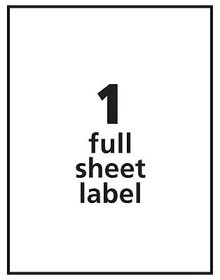 Avery Laser ID Labels, 8 1/2