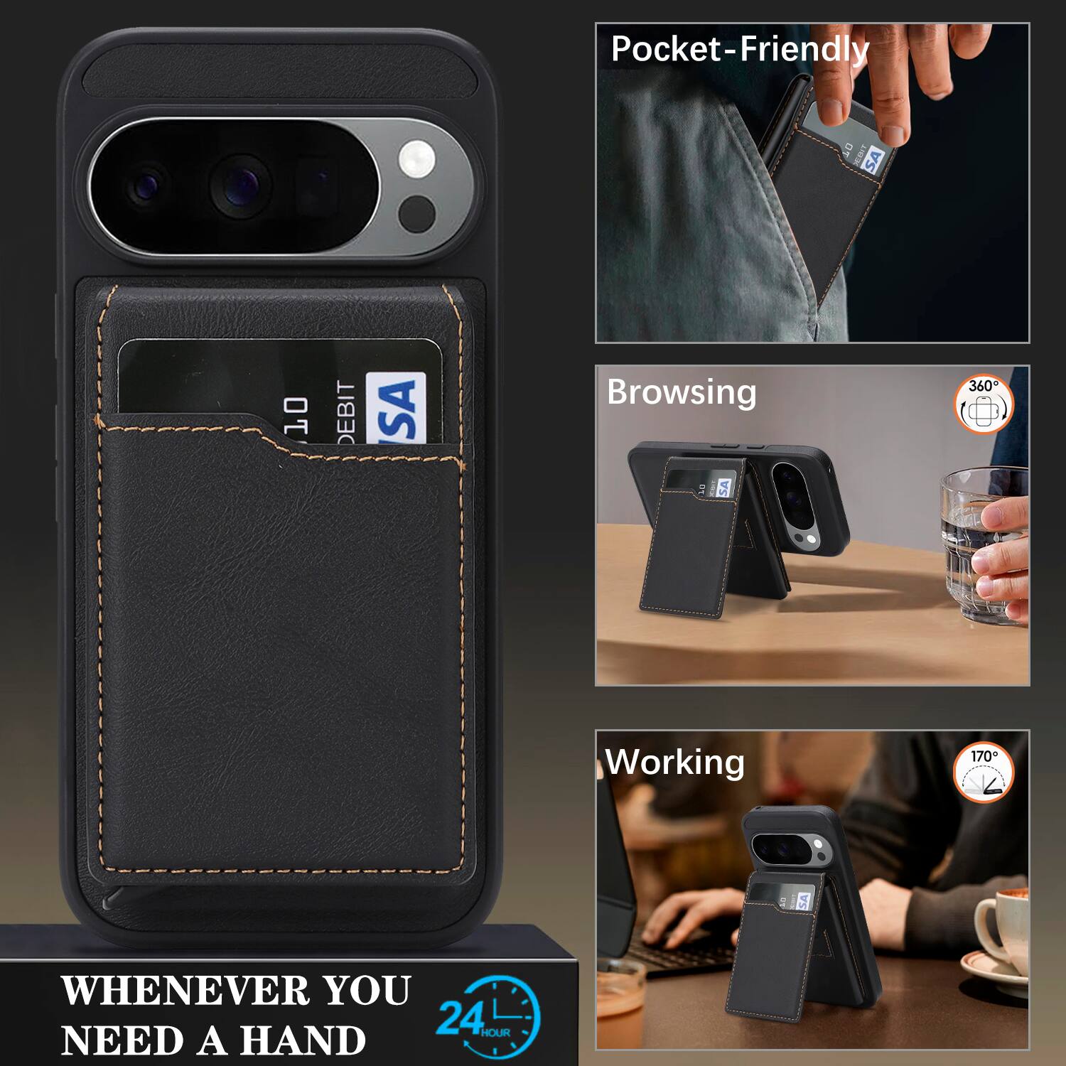 Pocket-Friendly  
KIT SA 10 DEBIT SA  
Browsing 360°  
Working 170°  
WHENEVER YOU NEED A HAND  
24 HOUR