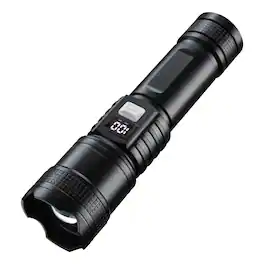 Cluzine - White Laser LED Flashlight, Type-C Rechargeable,Waterproof for Camping & Emergency