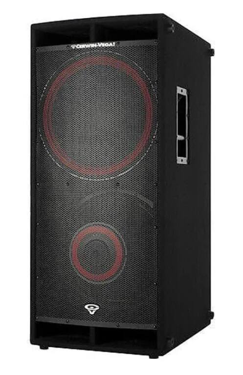 Back. Cerwin Vega - Cerwin Vega CVi-252 15" Dual 2-Way Full Range Loudspeaker.