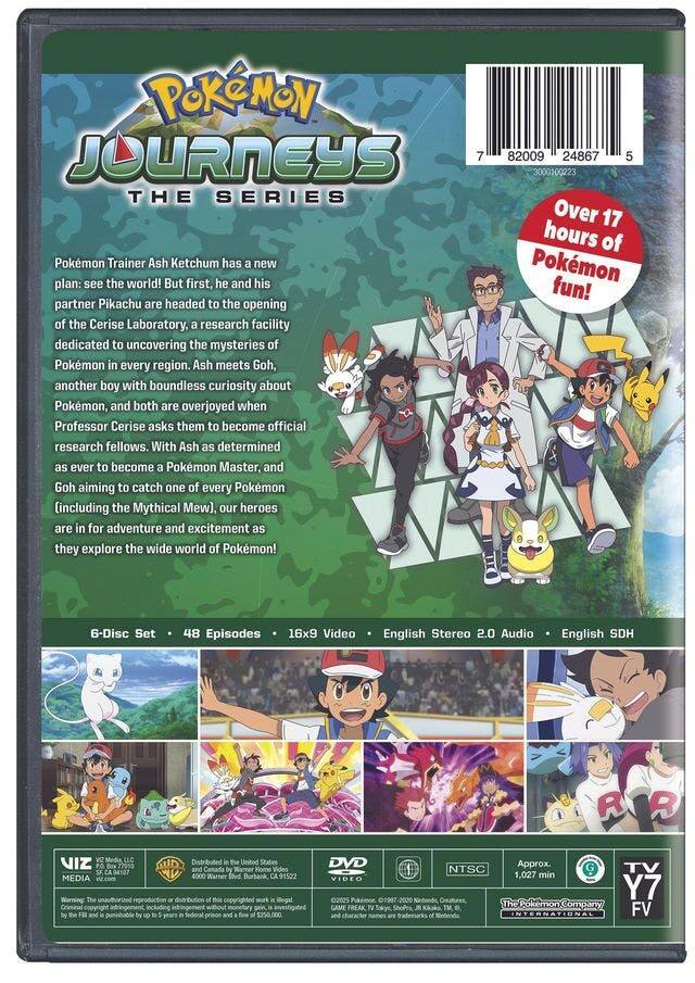 Back. Pokemon The Series: Journeys   - DVD.