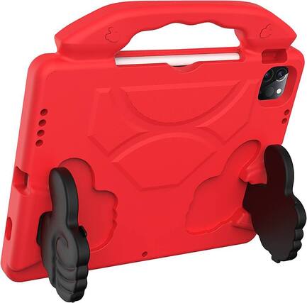 Left. SaharaCase - SHOCK KidProof Case for Apple iPad Pro 11" (2nd, 3rd, and 4th Gen 2020-2022) - Red.