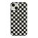 Front. Insignia™ - Hard-Shell Case for iPhone 14 and iPhone 13 - Checkers.