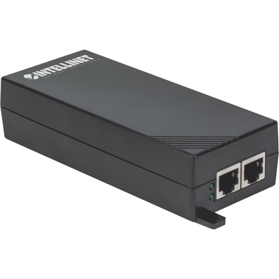Alt View 1. Intellinet - Intellinet Gigabit High-Power PoE+ Injector - 120 V AC, 230 V AC Input - 48 V DC Output - 1 x 100/1000Base-T Input - Black.