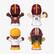 Alt View 2. Fisher Price - Fisher Price Little People x NFL Collector Washington Commanders Figure 4-Pack - Red.