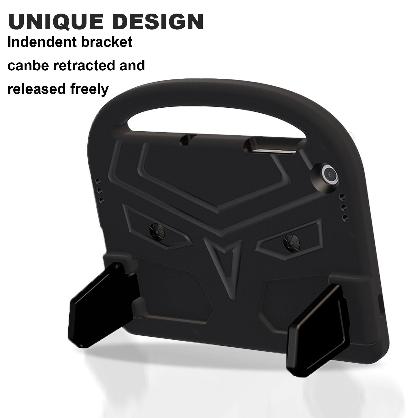 UNIQUE DESIGN  
Independent bracket  
can be retracted and released freely