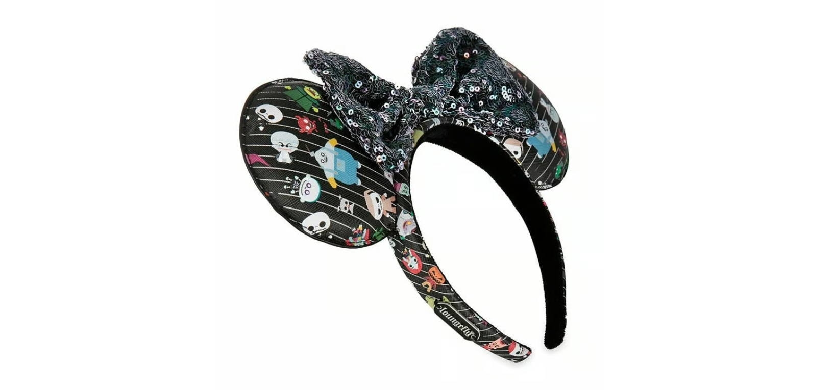 Alt View 1. Disney - Disney Parks Loungefly Nightmare Before Christmas Minnie Ear Headband..