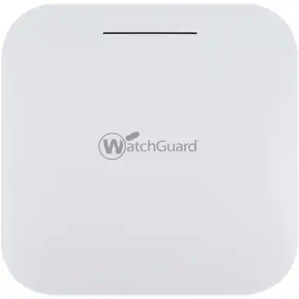 Front. WatchGuard - WatchGuard AP130 Dual Band 802.11ax 1.73 Gbit/s Wireless Access Point - Indoor - 2.40 GHz, 5 GHz - 4 x Internal - Black.
