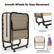 Smooth Wheels for Easy Movement
Flexible Wheels
This folding bed can be easily pushed by one person