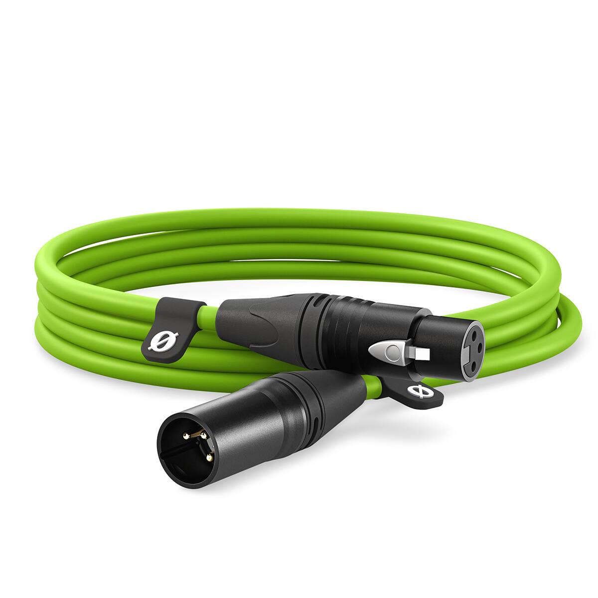 Front. RODE - Rode 10' Premium XLR Cable, Green.