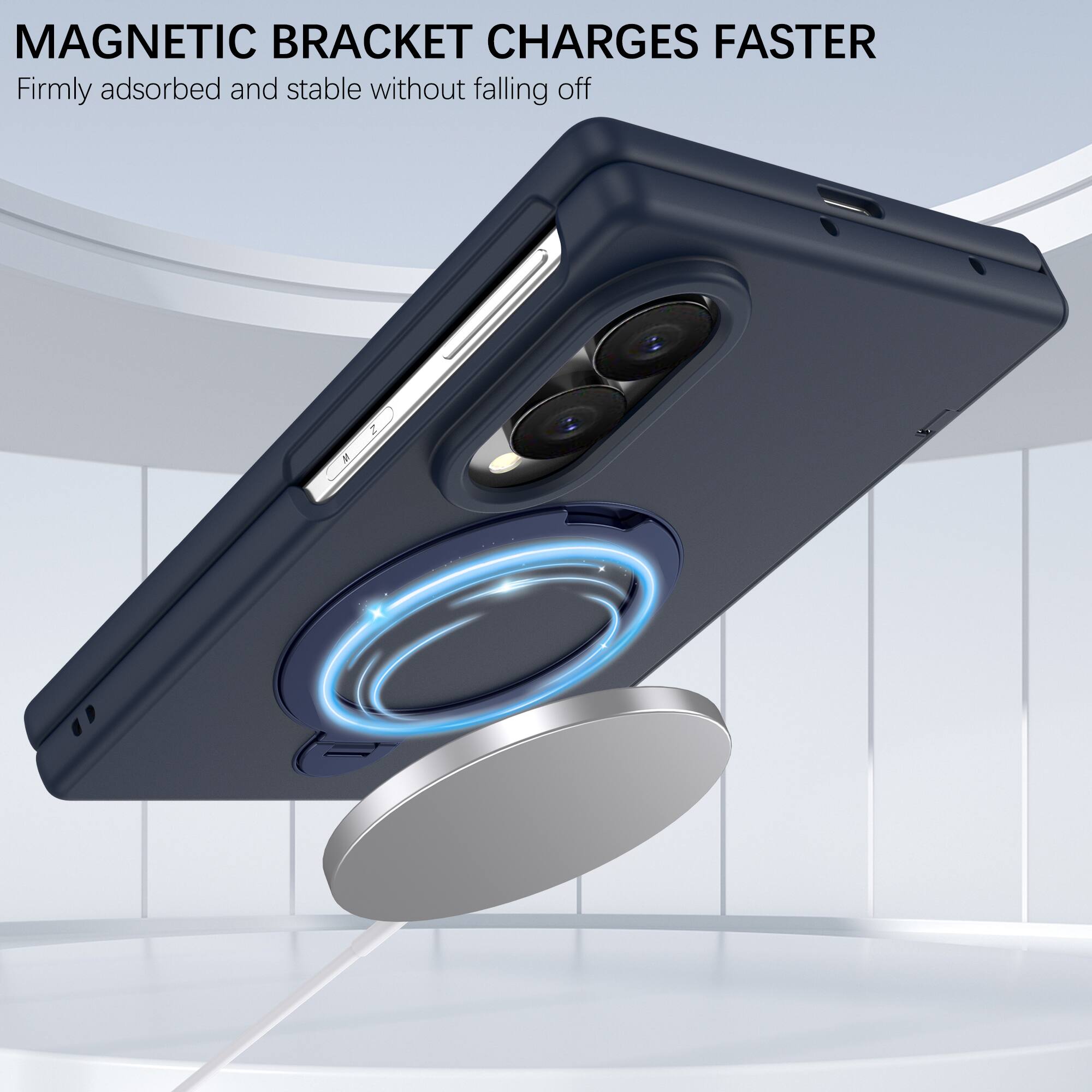 Dteck Premium Matte Shockproof Case with Integrated Hinge Coverage ...