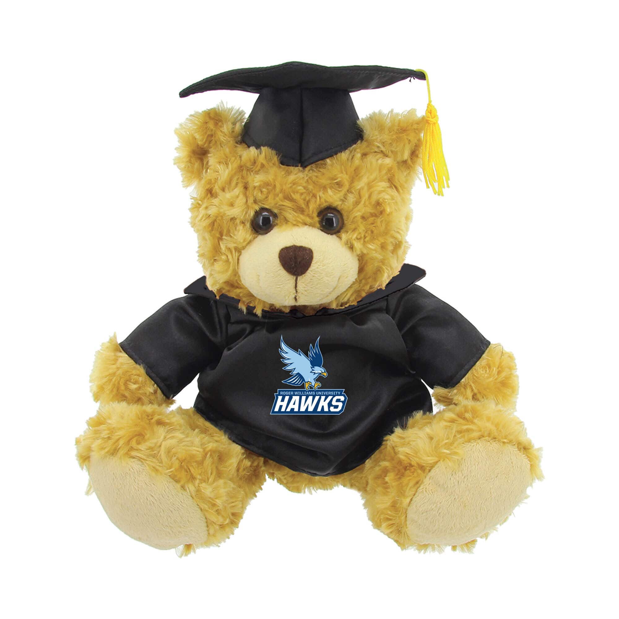 Jardine - RWU Hawks 12'' Graduation Plush Bear - Oatmeal