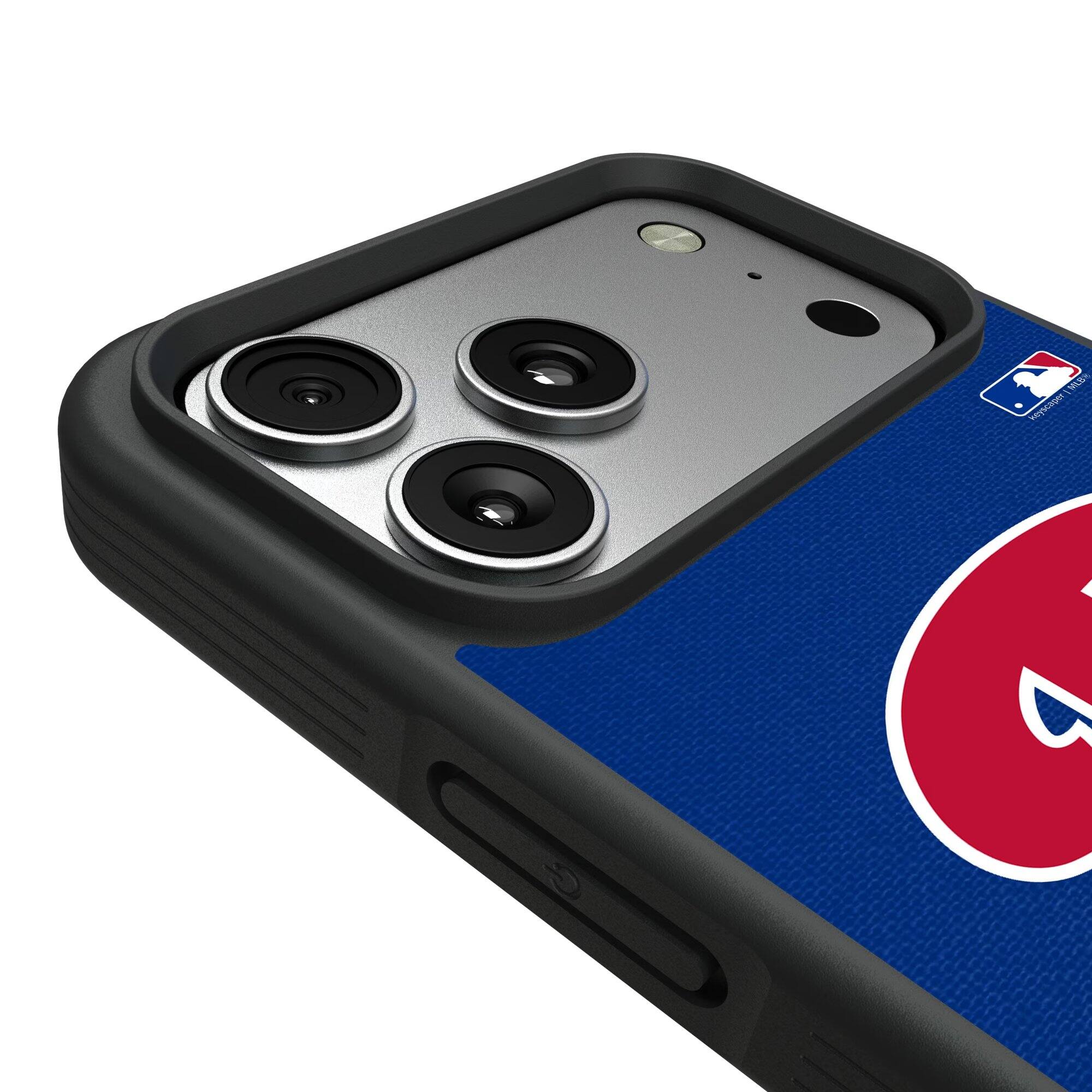 Alt View 2. Keyscaper - Personalized Bump Case with 8.2ft Drop Protection - 15 Pro Max - Multicolor.
