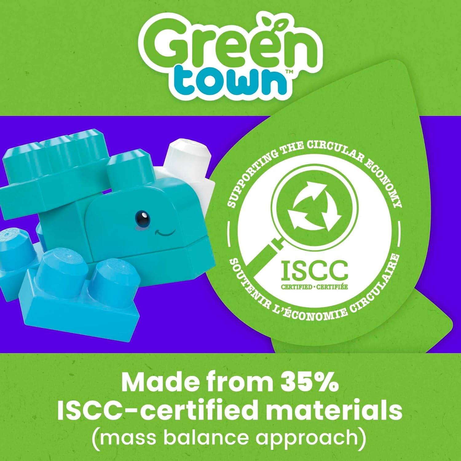 Green Town™  
Supporting the Circular Economy  
ISCC Certified - Certified  
Made from 35% ISCC-certified materials (mass balance approach)