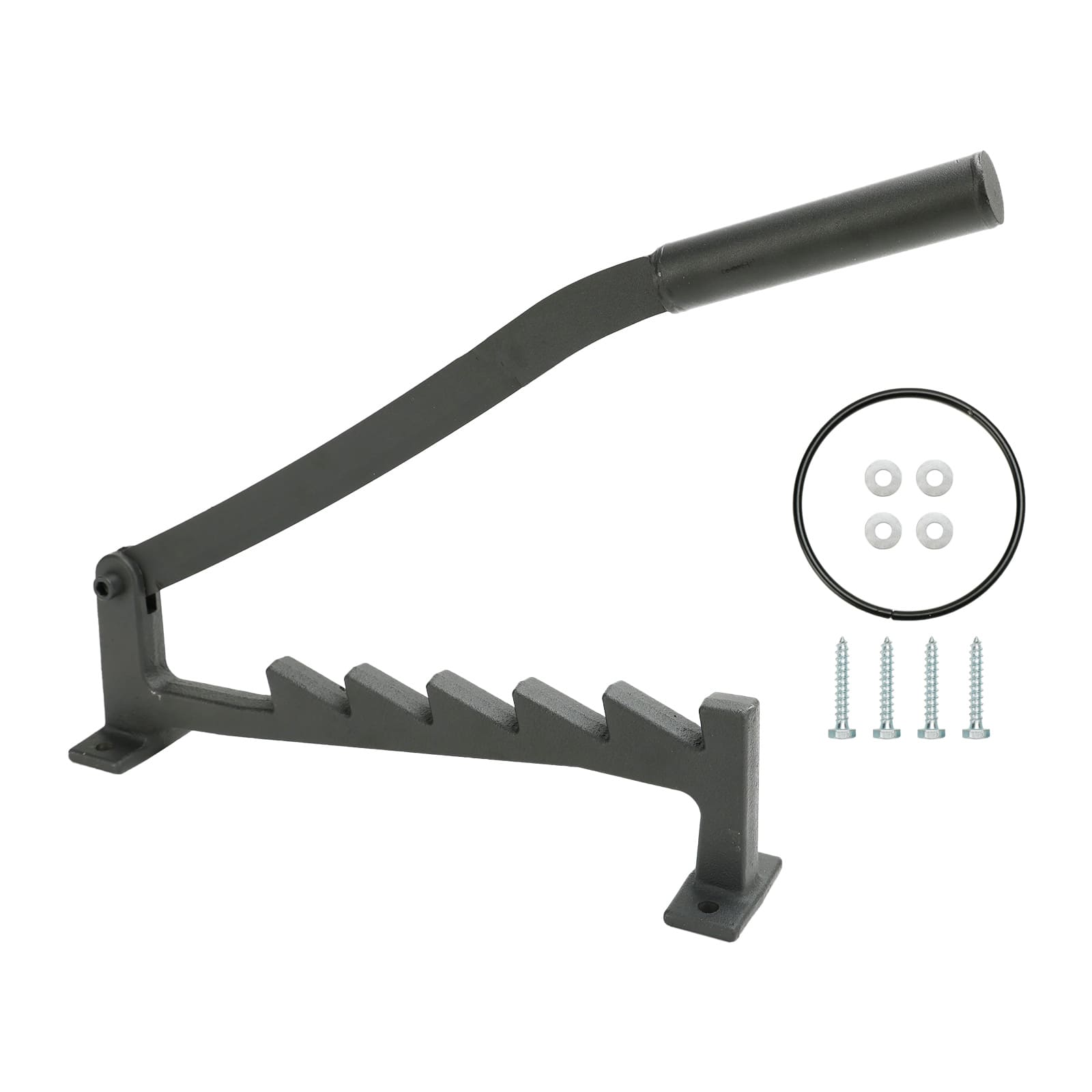 Topteng - Wall Mounted Kindling Splitter -23.6 Inch Carbon Steel, Lever-Action for Easy Firewood&Log Splitting, Indoor/Outdoor Use