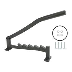 Front. Topteng - Wall Mounted Kindling Splitter -23.6 Inch Carbon Steel, Lever-Action for Easy Firewood&Log Splitting, Indoor/Outdoor Use.