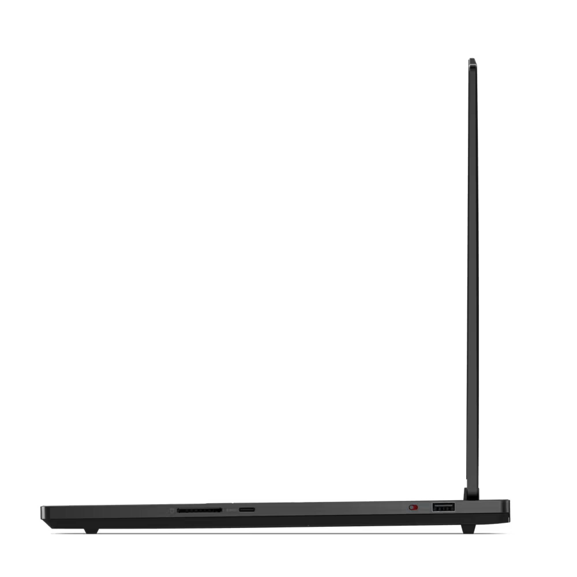 Angle. Lenovo - Lenovo Legion 7 16IRX9 16" (FRENCH KEYS) i9-14900HX RTX 4070 32GB 1TB SSD W11H - Eclipse Black.