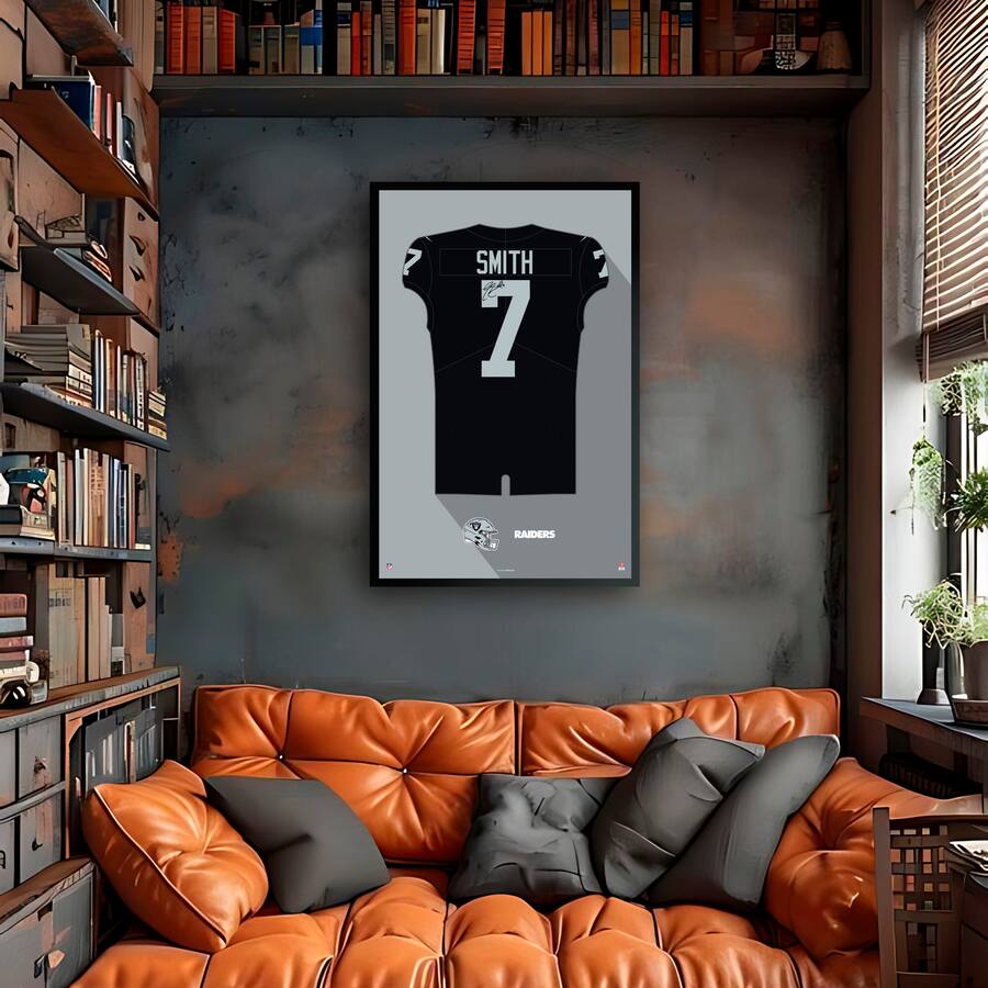 Sporticulture Geno Smith Las Vegas Raiders Facsimile Signature Framed ...