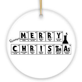 OrnamentallyYou - Periodic Table Scientist Christmas Ornament - Multi-colored