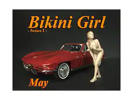 May Bikini Calendar Girl Figure for 1/18 Scale Models by American Diorama
