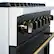 Alt View 5. Forno Appliances - 36 in. Wide 6 Burner Marco 5.36 Cu. Ft. Freestanding Gas Convection Range with Hidden Bake Element - Black.