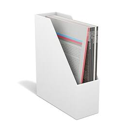 TRU RED - Plastic Magazine File - White