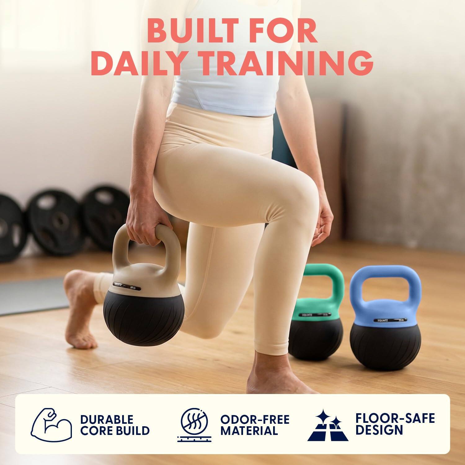 BUILT FOR DAILY TRAINING

- DURABLE CORE BUILD
- ODOR-FREE MATERIAL
- FLOOR-SAFE DESIGN