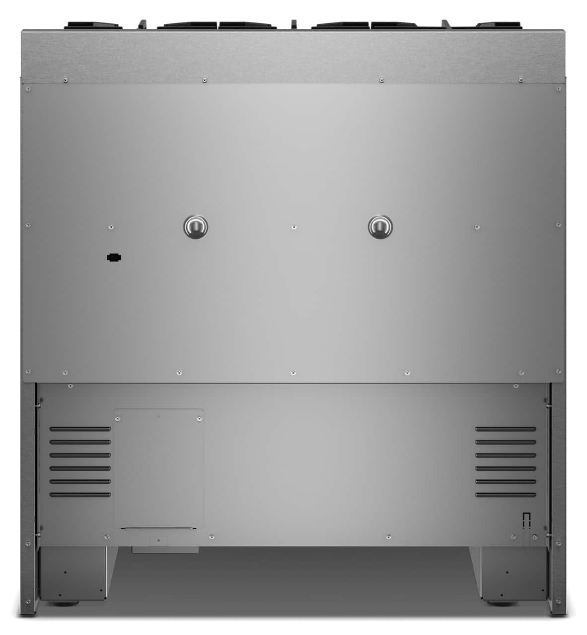 Back. KitchenAid - 5.1 Cu. Ft Commercial Gas Range with No Preheat Air Fry Mode and 6 Burner - Juniper.