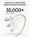 Lasts For 10 Years With Superior Bend Durability
35,000+ Bend Lifespan*
*Based on internal lab testing involving 8 bends per day, this cable is projected to last up to 10 years.
Note that the image shows only the USB-C end; this is a USB-A to USB-C cable.