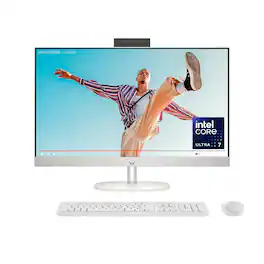 HP - 27-CR11 27" FHD Touch AIO Intel Ultra 7 155U, 16GB, 512GB, W11 - White