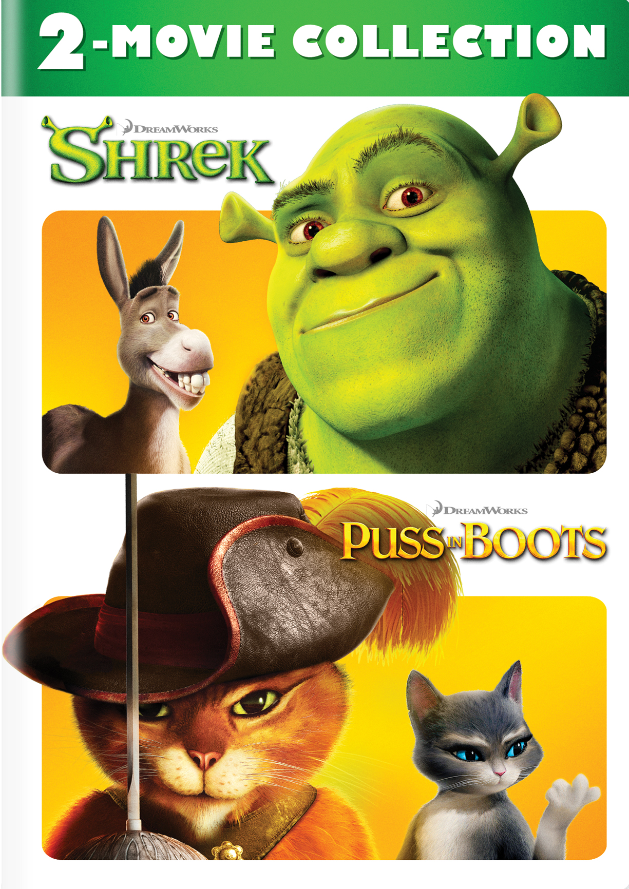 Alleviate elbow Sculpture Shrek/Puss in Boots: 2-Movie Collection [DVD] - Best Buy