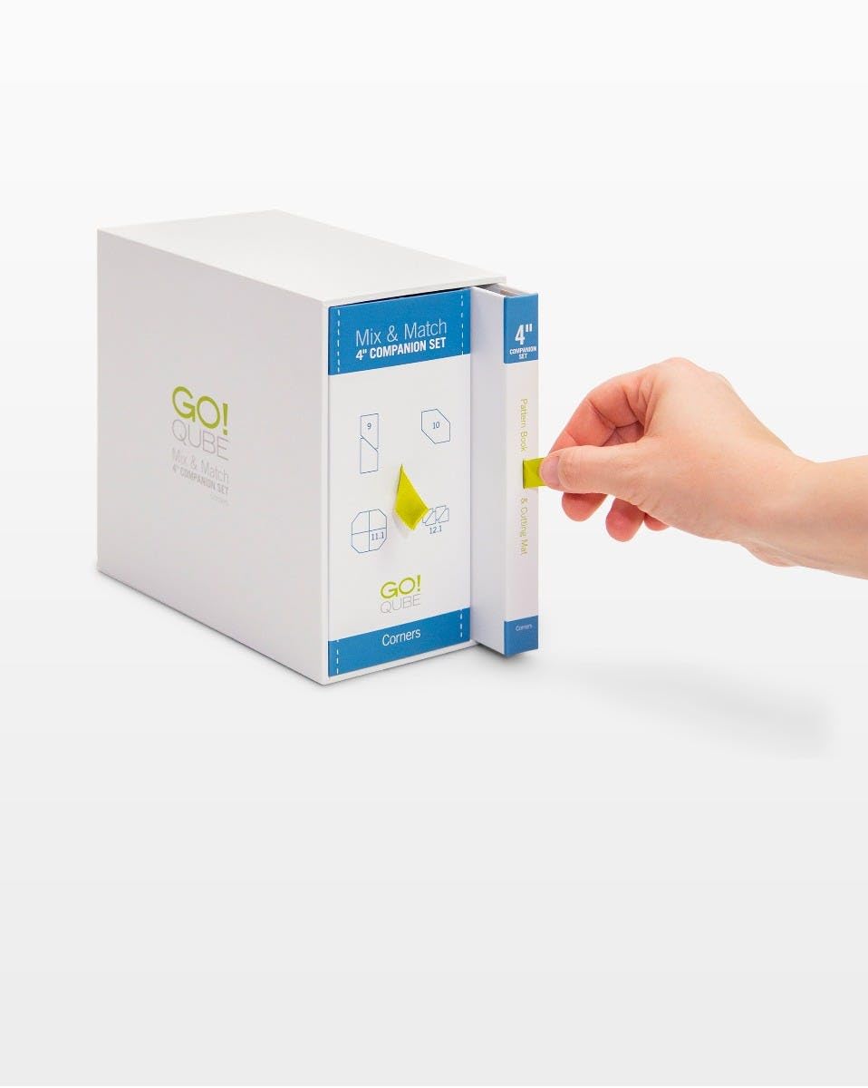GO! QUBE Mix & Match COMPANION SET 4" COMPANION SET
GO! QUBE Corners
Pattern Book - Cutting Mat