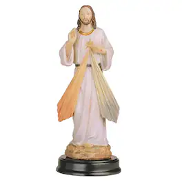 FC Design - 5"H Jesus Divine Mercy Holy Figurine Statue Office Desk Tabletop Home Decor Gift - Multi-Color