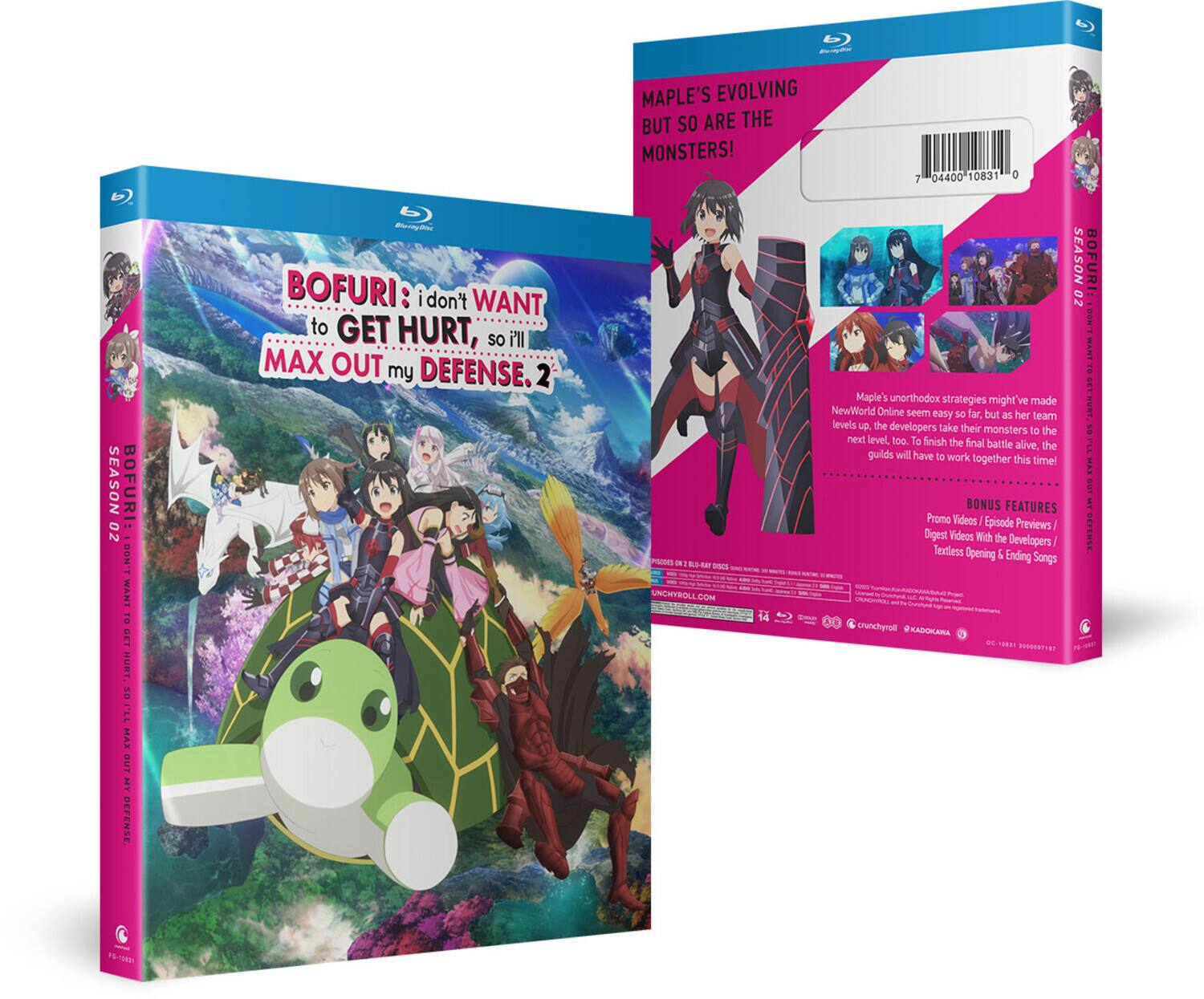 Alt View 1. BOFURI: I Don't Want To Get Hurt, So I'll Max Out My Defense: Season 2   - BLU-RAY.