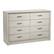 Angle. CorLiving - Newport 8 Drawer Dresser - White Washed Oak.