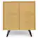Alt View 12. Simpli Home - Lowry Medium Storage Cabinet - Oak Veneer.