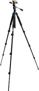 Angle Standard. Dolica - CX Series 69.3" Tripod - Black.
