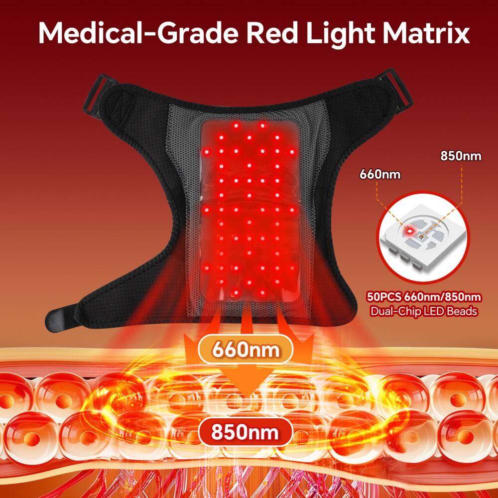 Medical-Grade Red Light Matrix 660nm 850nm 50PCS 660nm/850nm Dual-Chip LED Beads