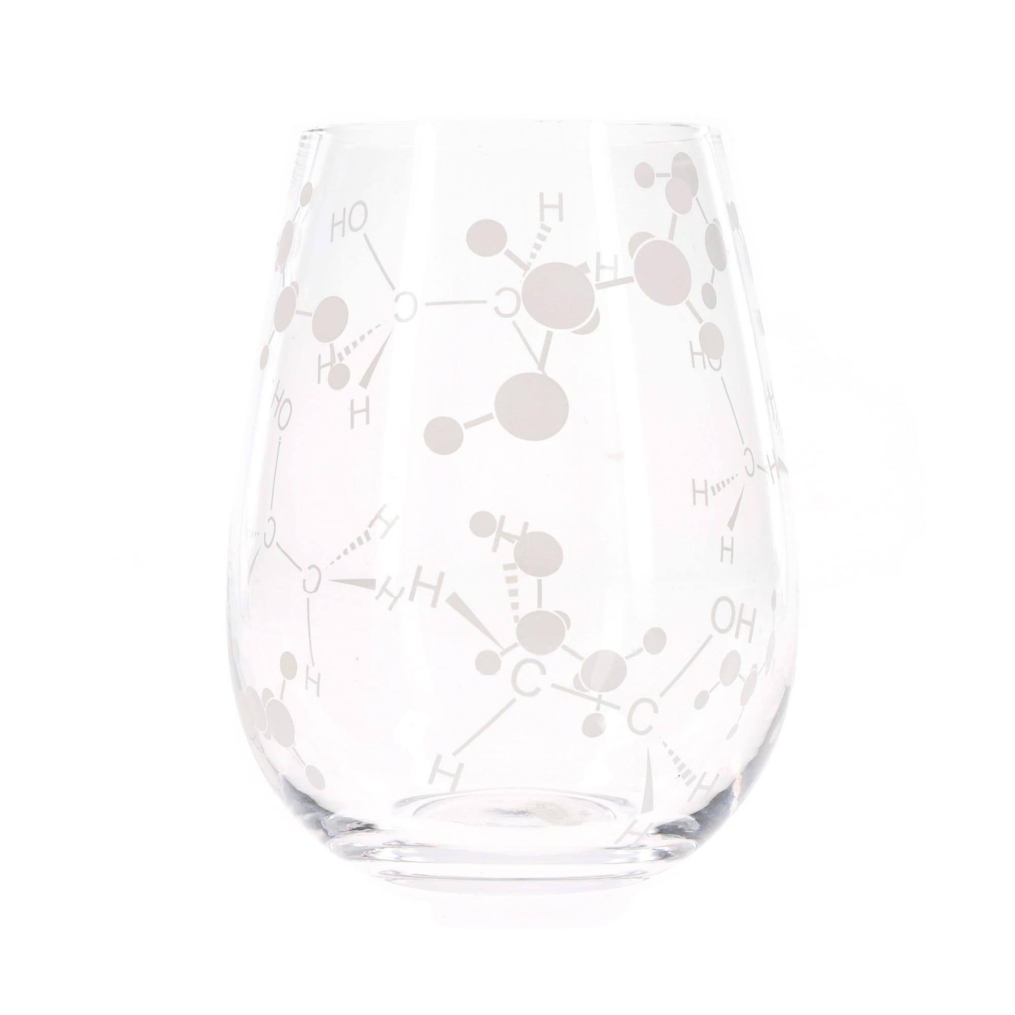 Alt View 10. UT Brands - Chemistry Themed 21oz Stemless Wine Glass - Clear.