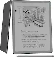 Amazon - Kindle Scribe without Front Light 16GB (newest model) — 11” paper-like display — Thinner, lighter, faster - 2025 - Graphite - Front_Zoom
