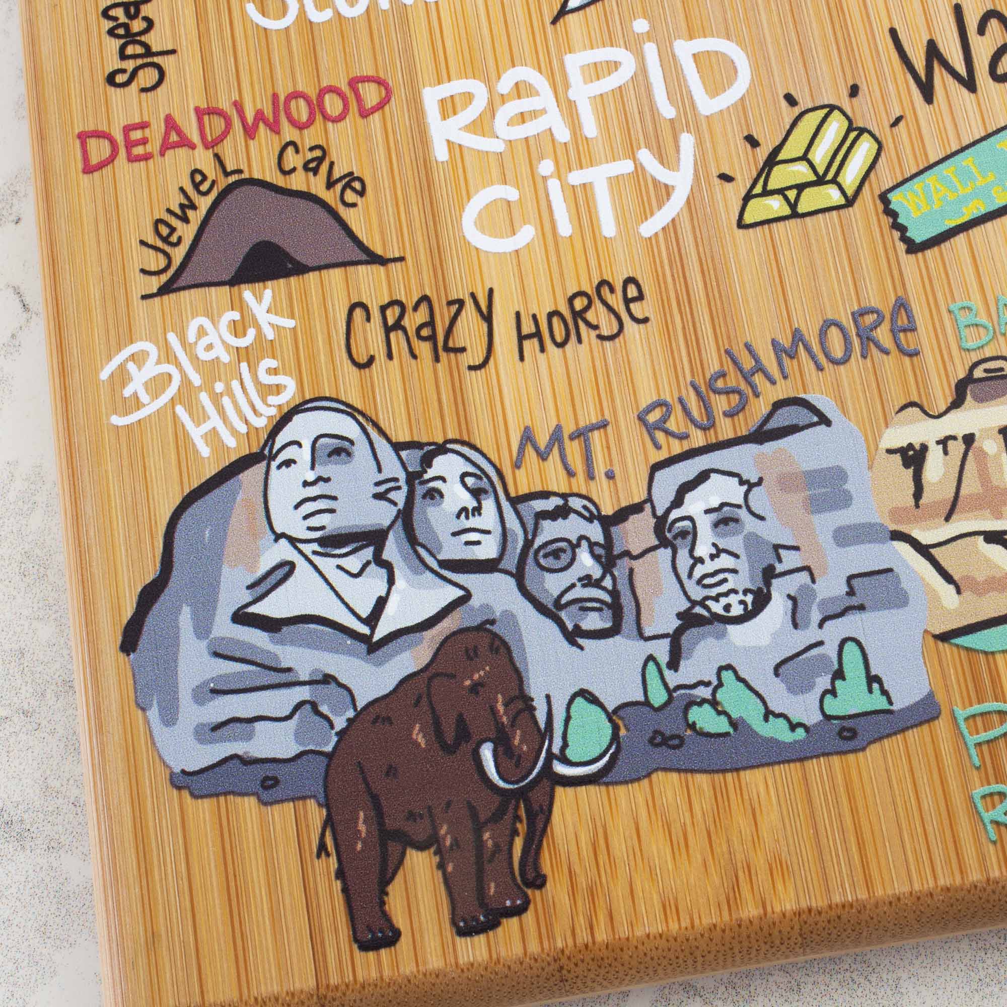 OU Spea RaPiD Wa  
DEADWOOD cave  
Jewel CiTY WALL  
Black CRAzy HORSE  
Hills MT. RUSHMORE