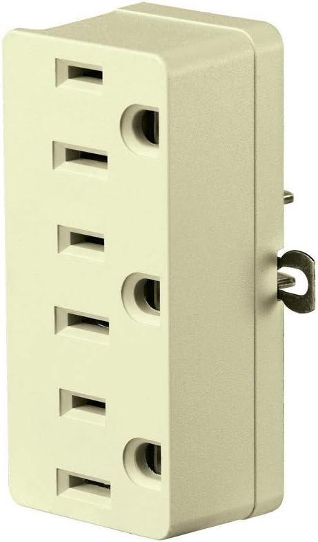Leviton - Polarized 3 outlets Outlet Adapter 1 pk price history on PriceWatchPro