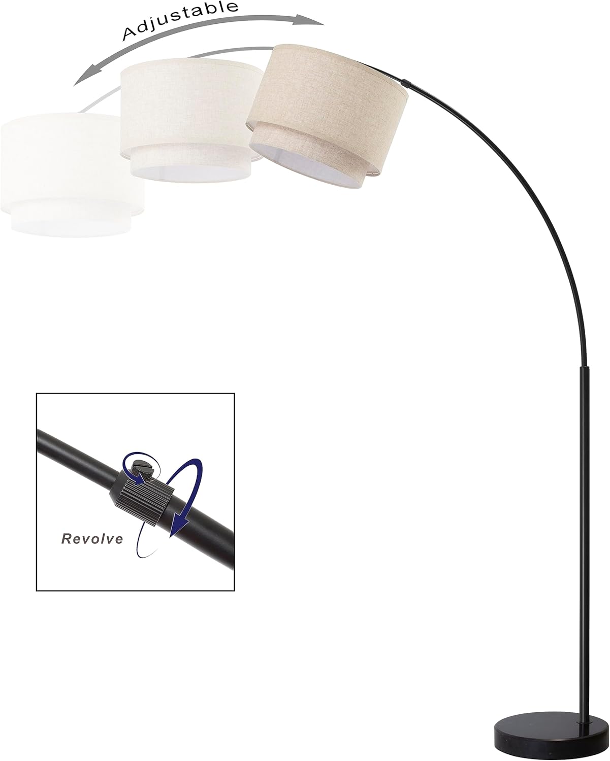 Adjustable  
Revolve